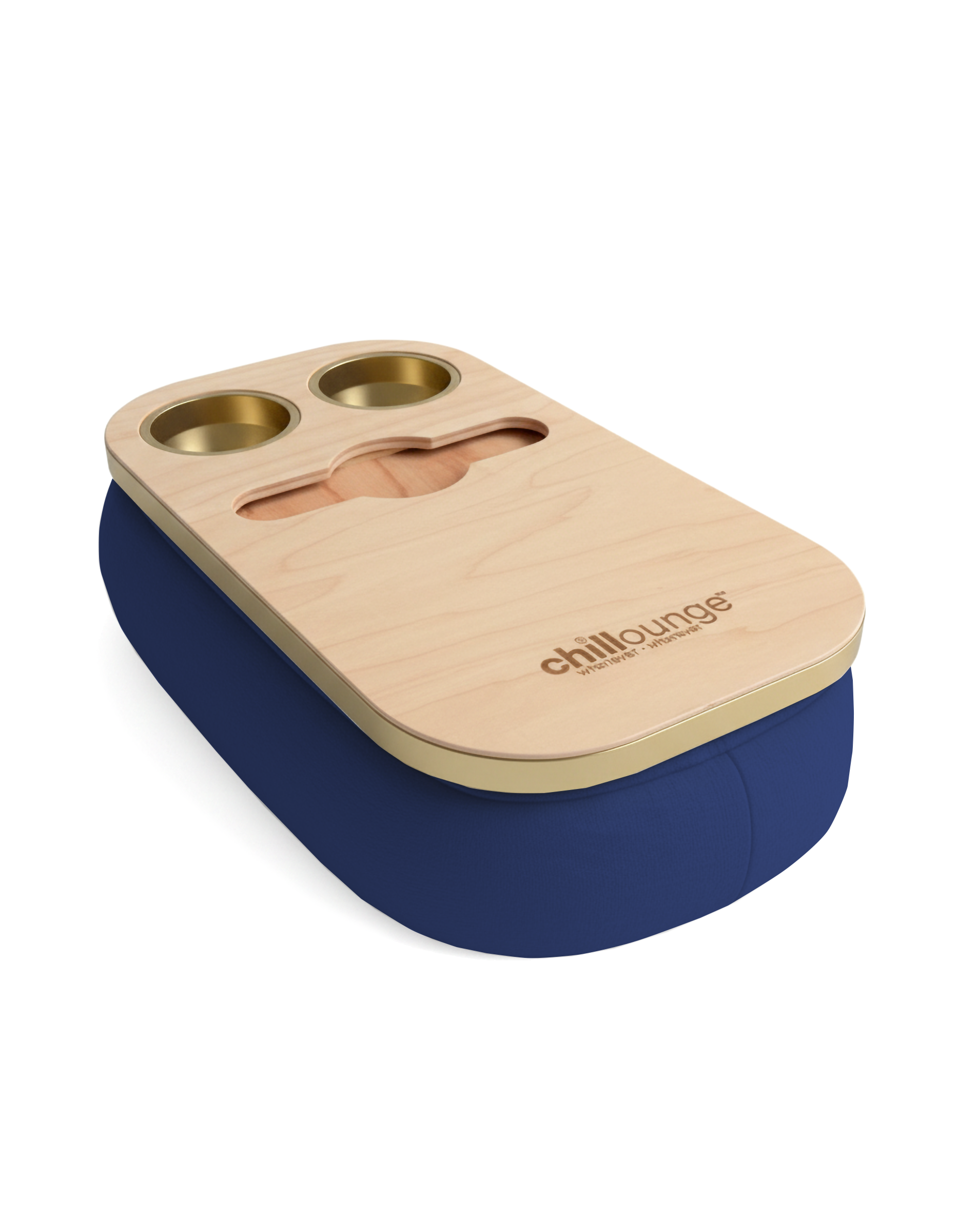 The Soloist in Velvet Navy Blue | Gold Trim