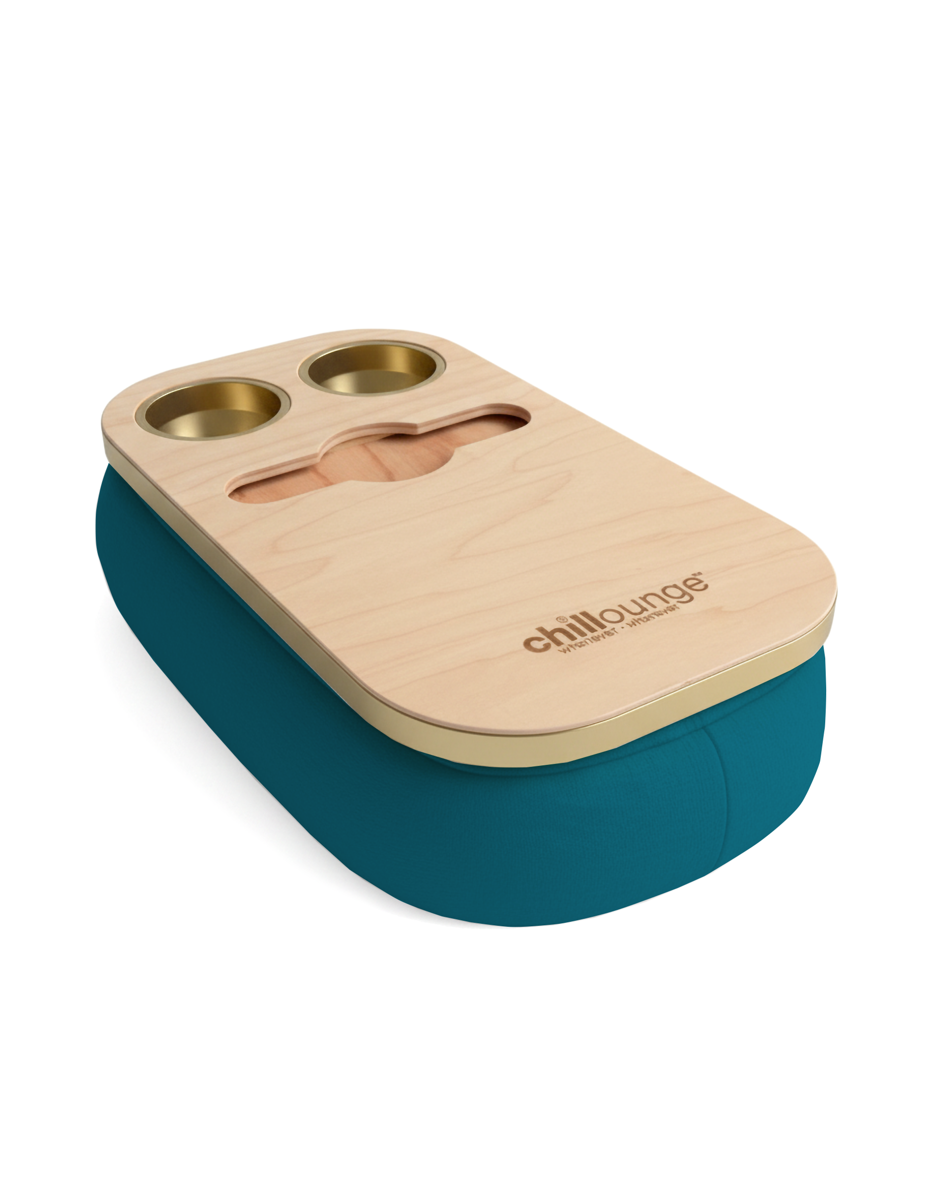 The Soloist in Velvet Teal | Gold Trim