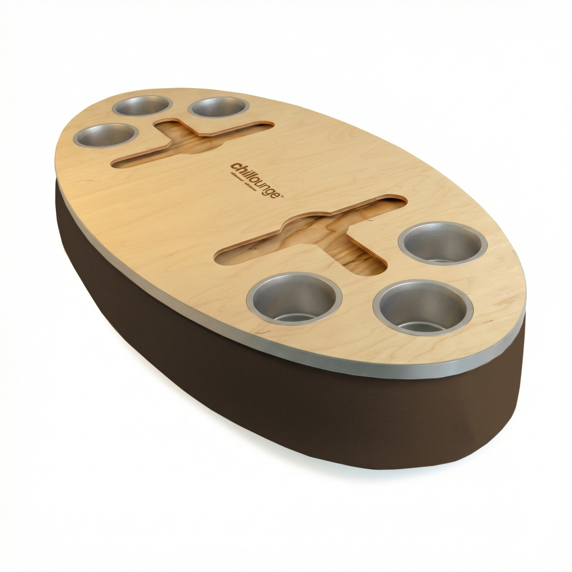 The Bon Vivant in Velvet Brown | Silver Trim