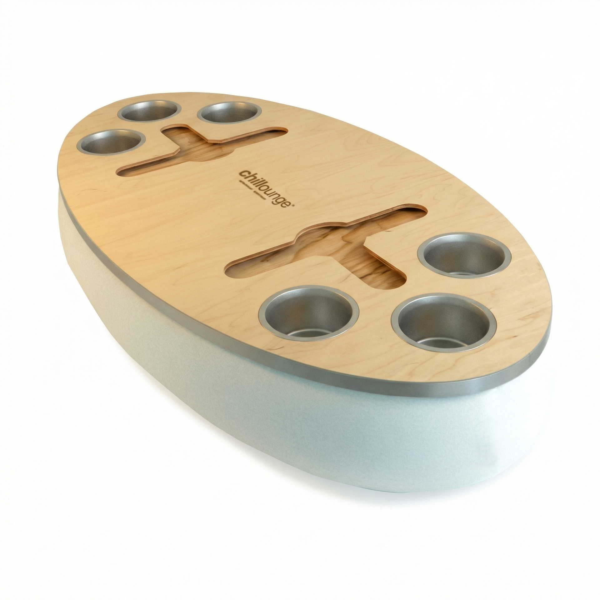 The Bon Vivant in Velvet Ivory White | Silver Trim