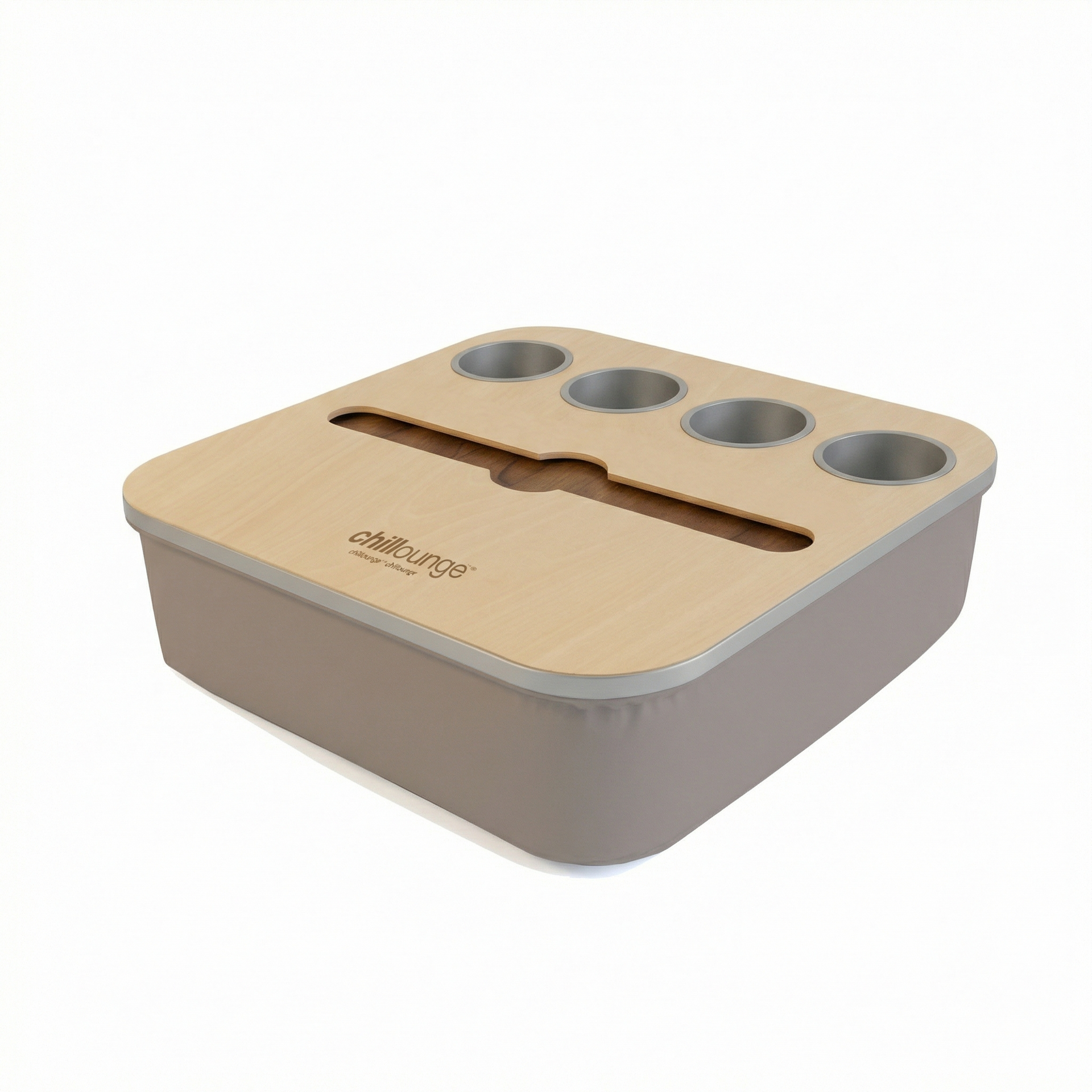 The Duo in Velvet Brown | Silver Trim